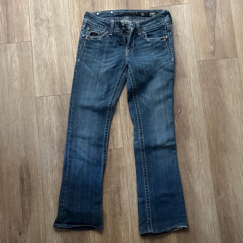 Miss Me Dark Blue Boot Cut Jeans